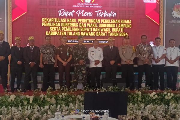 KPU Tubaba Gelar Rapat Pleno Terbuka Hitung Hasil Pilkada